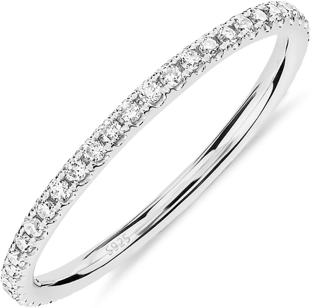 Gold Plated Cubic Zirconia Stacking Rings for Oura Ring Gen 5/4/3