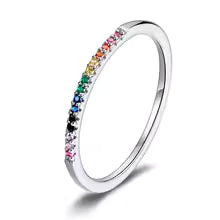 Gold Plated Cubic Zirconia Stacking Rings for Oura Ring Gen 5/4/3