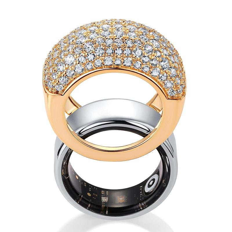 Gold & Silver Vermeil Smart Ring Cover