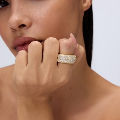 Gold & Silver Vermeil Smart Ring Cover