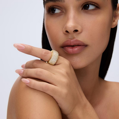 Gold & Silver Vermeil Smart Ring Cover