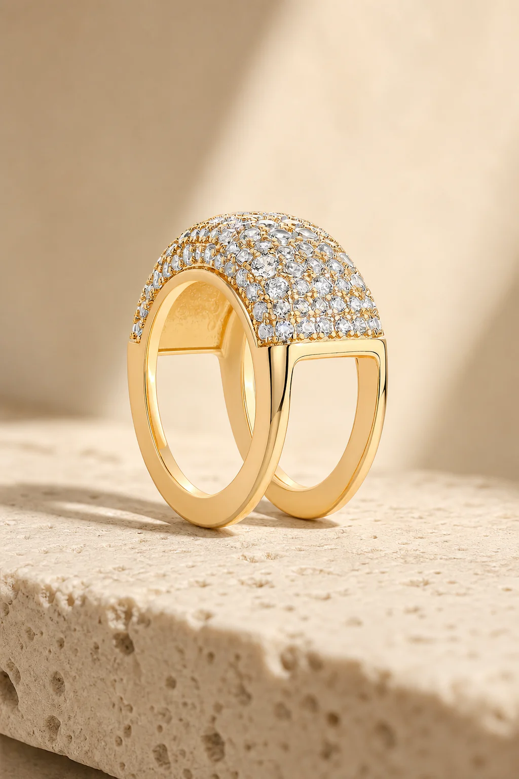 Gold & Silver Vermeil Smart Ring Cover