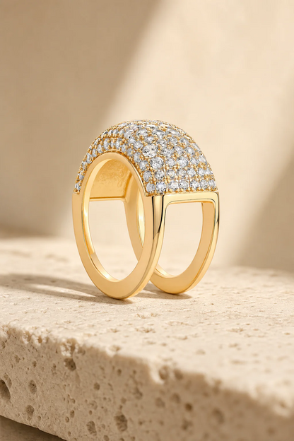 Gold & Silver Vermeil Smart Ring Cover